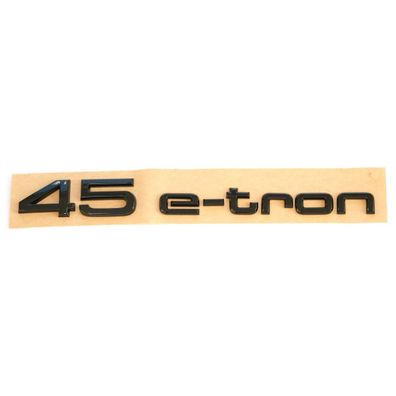 Original Audi Schriftzug 45 e-tron Aufkleber Emblem schwarz 89A853744DT94