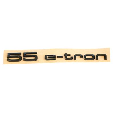Original Audi Schriftzug 55 e-tron Aufkleber Emblem schwarz 4K0853744BT94