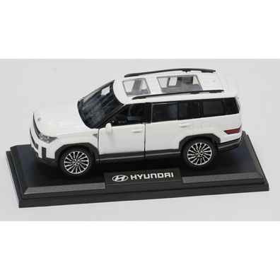 Original Hyundai SANTA FE Modellauto 1:38 Miniatur weiß P6G70AZ110WH