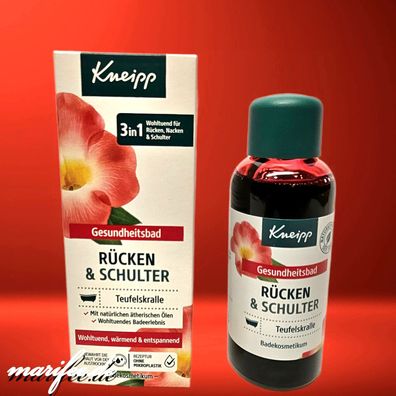 KNEIPP® Gesundheitsbad Rücken & Schulter, Teufelskralle, 100ml Art.-Nr. 43201