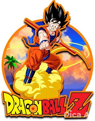 Dragon Ball Essbar Zuckermasse Tortenbild Tortenaufleger + 4 Muffin