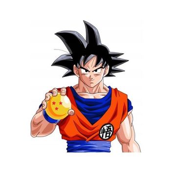 Son Goku 14x10cm Dragon Ball Essbar Tortenaufleger Torte Tortenbild Zuckerbild