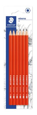Staedtler Bleistift minerva HB x6 BK FSC 100