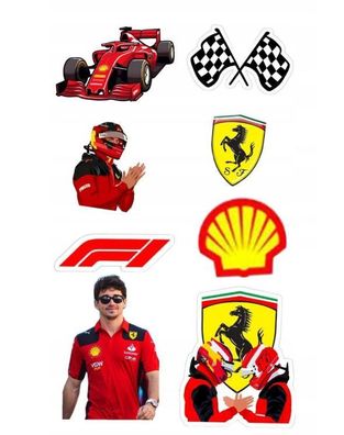 Formula 1 Auto Essbar Tortenaufleger Torte Geburstag Zuckermasse + NAME f04