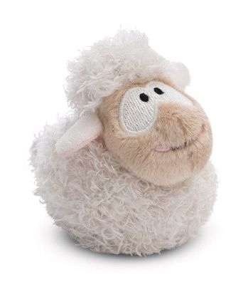 Wooly Gang Anti-Stress Plüsch Schaf weiiß 8cm GREEN Neuware