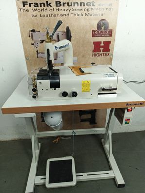 Lederschärfmaschine AK 801 SK 111, 230 Volt Motor , Nähtisch eingeschärft