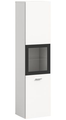 Badschrank in weiß Nachbildung und weiß Nachbildung bodenstehend und hängend m