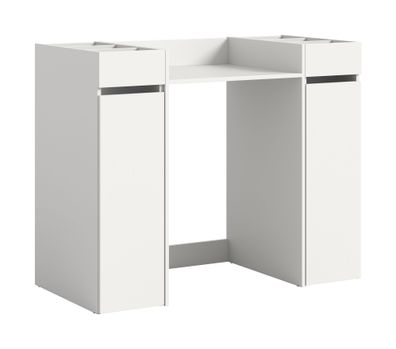 Waschmaschienenumbaub Set in weiß Nachbildung