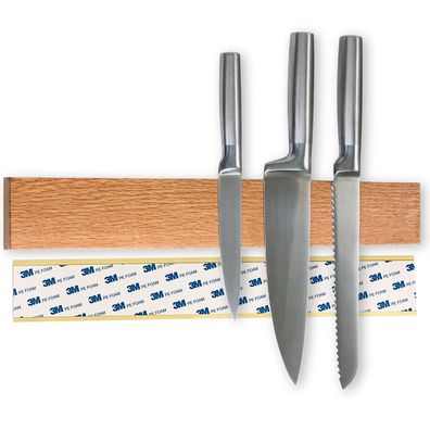 Holz4Home Messerleiste magnetisch zum Kleben o. Schrauben