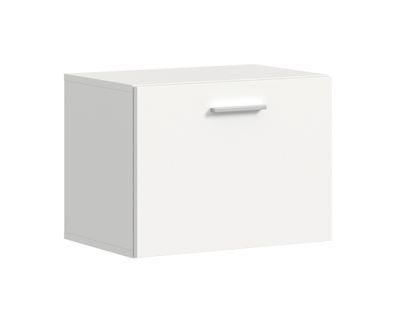 Garderobenschrank in weiß Melamin