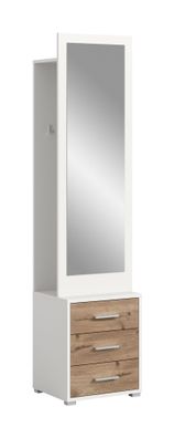 Garderobenkombination in Nox Oak Nachbildung
