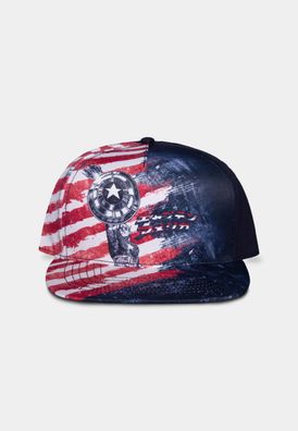 Captain America Brave New World Snapback Cap Captain - Difuzed