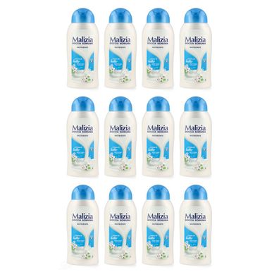 Malizia Crema di Latte - MilchCreme Duschgel Nutritiv 12x 300ml