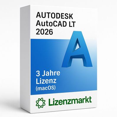 Autodesk AutoCAD LT 2026 - 3 Jahre Lizenz (macOS)