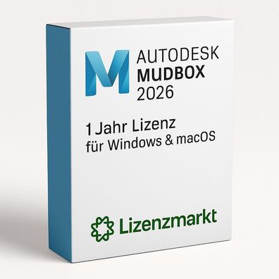 Autodesk Mudbox 2026 - 1 Jahr Lizenz (macOS)