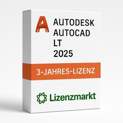 Autodesk AutoCAD LT 2025 - 3 Jahre Lizenz (Windows/macOS)
