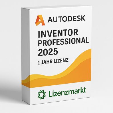 Autodesk Inventor Professional 2025 - 1 Jahr Lizenz (Windows)