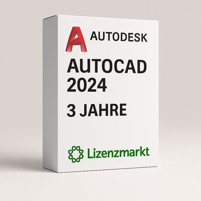 Autodesk AutoCAD 2024 - 3 Jahre Lizenz (Windows & macOS)