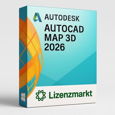 Autodesk AutoCAD Map 3D 2026 - 1 Jahr Lizenz (Windows)