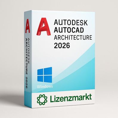 Autodesk AutoCAD Architecture 2026 - 1 Jahr Lizenz (Windows & macOS)