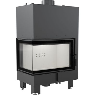 Kamin Wasserheizung KRATKI MBM Links 12kW Ø180 Ecke Rekuperation ECO SET