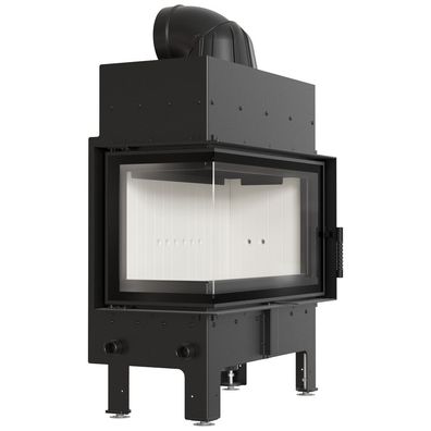 Kamineinsatz KRATKI FLOKI M Links 10kW Komplettse zum EINBAU