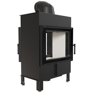 Kamineinsatz aus Stahl KRATKI LUCY TUNNEL 12 kW Ø 200