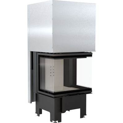 Kamineinsatz KRATKI NBC 600/400 9 kW Ø 200 mit Schiebetür