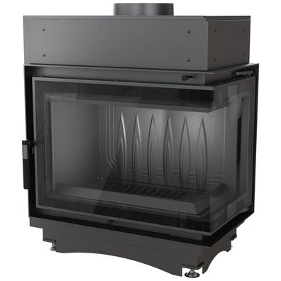 Kamineinsatz Gusseisen KRATKI MAJA DECO rechts 8 kW Ø 150