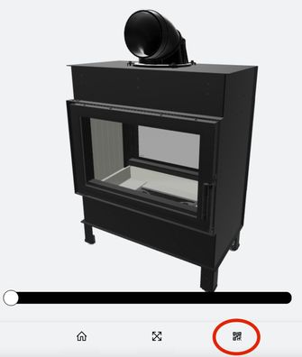 Kamineinsatz aus Stahl KRATKI LUCY TUNNEL 14 kW Ø 200