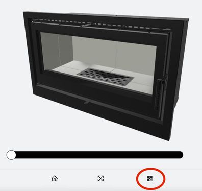Kamin-Kassette KRATKI ARKE 95 14 kW Ø 200