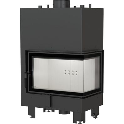 Wasserführender Kamineinsatz KRATKI MBM rechts 12 kW Ø 180