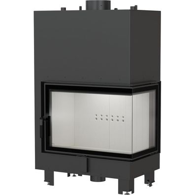 Wasserführender Kamineinsatz KRATKI MBA rechts 17 kW Ø 200