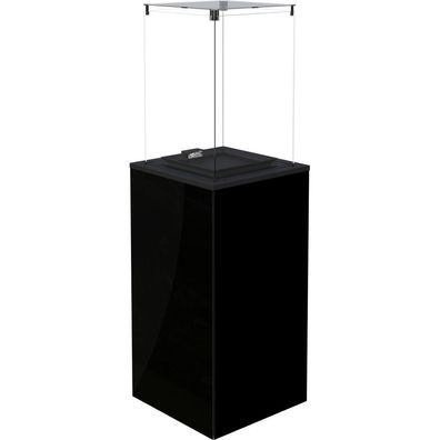 Terrassenheizer Patio Mini Glas schwarz manuelle Steuerung 8,2kW