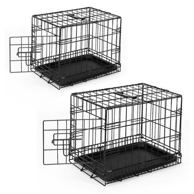 lionto Katzentransportkäfig Tiertransportbox Katzenbox verschiedene Größen