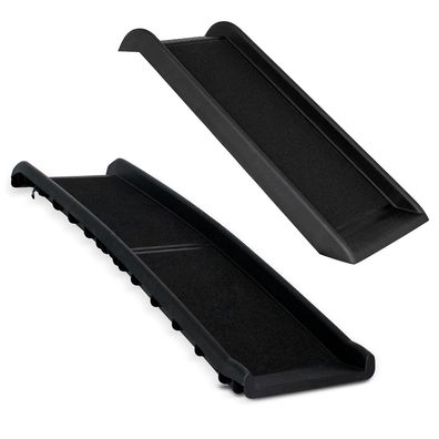 lionto Hunderampe aus Kunststoff, belastbar bis 90 kg, verschiedene Größen