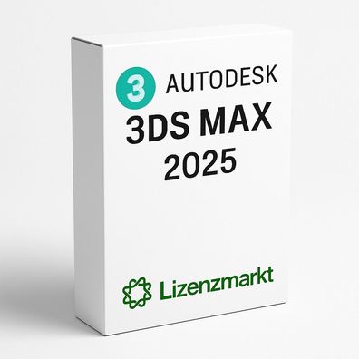 Autodesk 3ds Max 2025 - 1 Jahr Lizenz (Windows)