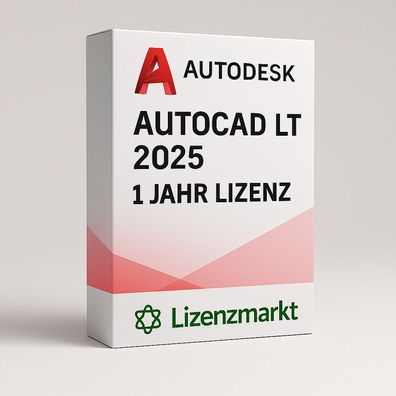 Autodesk AutoCAD LT 2025 - 1 Jahr Lizenz (Windows)