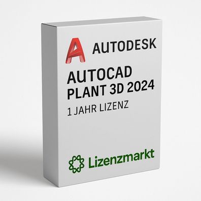 Autodesk AutoCAD Plant 3D 2024 - 1 Jahr Lizenz (Windows)
