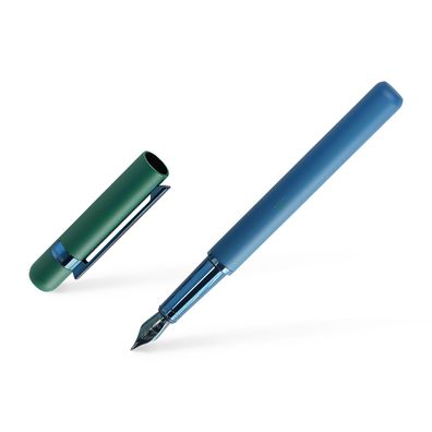 Otto Hutt Füllfederhalter Design 03 grün/blau matt