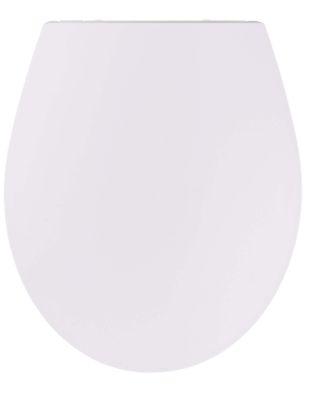 WENKO Duroplast WC-Sitz Toilettensitz Deckel mit 3D-Druck weiß * besch. VP