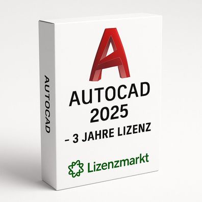 Autodesk AutoCAD 2025 - 3 Jahre Lizenz (Windows & macOS)