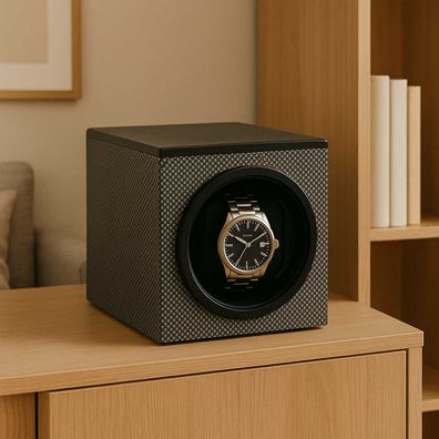 Uhrenbeweger Carbon für eine Uhr (Batteriebetrieb) von Augusta