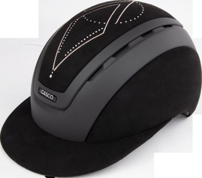 CASCO Elite Celestia Reithelm Schwarz mit Steinchen