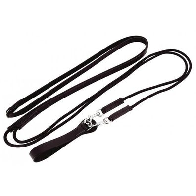 NORTON PRO Schlaufzügel aus Leder/Kordel in schwarz und havana