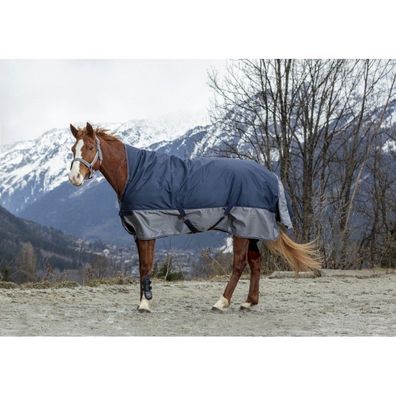Equithème TYREX 600 D, High Neck Decke 150 g, Outdoordecke, Winterdecke