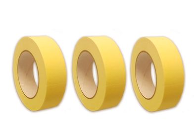 Kreppband Klebeband Malerkrepp 19mm x 50m/50mm x 30m/50mm x 50m je 15 Stück