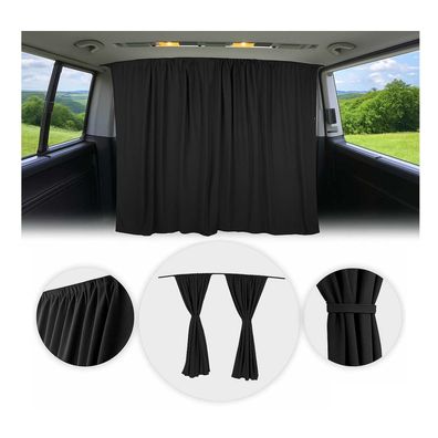 Autogardinen Fahrerhaus Maß Gardinen Camping Sonnenschutz Schwarz 160x180