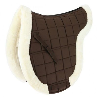 Equithème Satteldecke Pro in schwarz und schokobraun