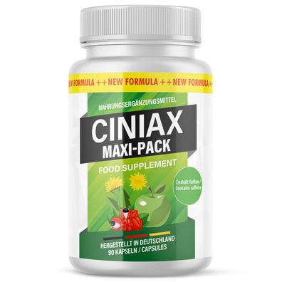 Ciniax MAXI PACK | für Frauen und Männer | Garcinia Cambogia | 90 Kapseln